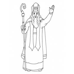 Coloring page: Saint Nicholas Day (Holidays and Special occasions) #59127 - Free Printable Coloring Pages