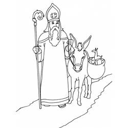 Coloring page: Saint Nicholas Day (Holidays and Special occasions) #59133 - Free Printable Coloring Pages