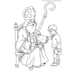 Coloring page: Saint Nicholas Day (Holidays and Special occasions) #59157 - Free Printable Coloring Pages
