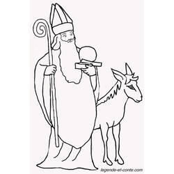 Coloring page: Saint Nicholas Day (Holidays and Special occasions) #59194 - Free Printable Coloring Pages