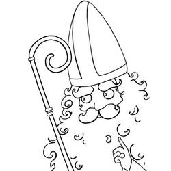 Coloring page: Saint Nicholas Day (Holidays and Special occasions) #59199 - Free Printable Coloring Pages