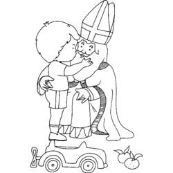 Coloring page: Saint Nicholas Day (Holidays and Special occasions) #59223 - Free Printable Coloring Pages