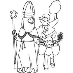 Coloring page: Saint Nicholas Day (Holidays and Special occasions) #59226 - Free Printable Coloring Pages