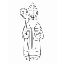 Coloring page: Saint Nicholas Day (Holidays and Special occasions) #59253 - Free Printable Coloring Pages