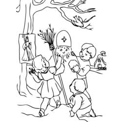 Coloring page: Saint Nicholas Day (Holidays and Special occasions) #59260 - Free Printable Coloring Pages