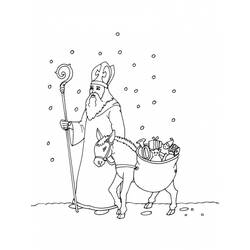Coloring page: Saint Nicholas Day (Holidays and Special occasions) #59338 - Free Printable Coloring Pages