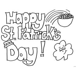 Coloring pages: Saint Patrick Day - Free Printable Coloring Pages