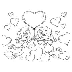 Coloring page: Valentine's Day (Holidays and Special occasions) #54042 - Free Printable Coloring Pages
