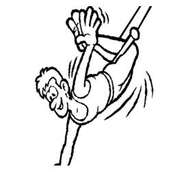 Coloring page: Acrobat (Jobs) #87252 - Free Printable Coloring Pages