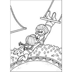 Coloring page: Acrobat (Jobs) #87254 - Free Printable Coloring Pages