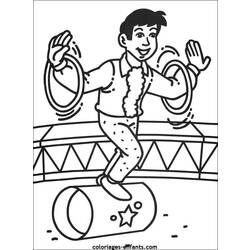 Coloring page: Acrobat (Jobs) #87282 - Free Printable Coloring Pages
