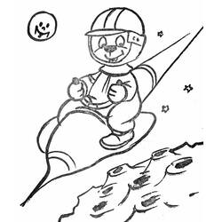 Coloring page: Astronaut (Jobs) #87605 - Free Printable Coloring Pages