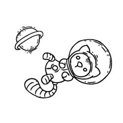 Coloring page: Astronaut (Jobs) #87610 - Free Printable Coloring Pages
