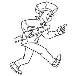Coloring page: Baker (Jobs) #89900 - Free Printable Coloring Pages