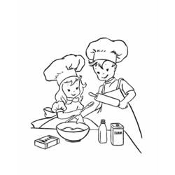 Coloring page: Baker (Jobs) #89976 - Free Printable Coloring Pages