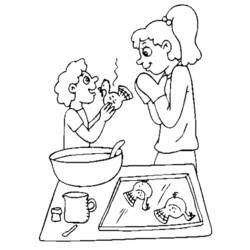 Coloring page: Cook (Jobs) #91789 - Free Printable Coloring Pages