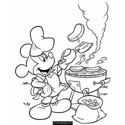 Coloring page: Cook (Jobs) #91849 - Free Printable Coloring Pages