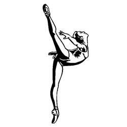 Coloring page: Dancer (Jobs) #92126 - Free Printable Coloring Pages