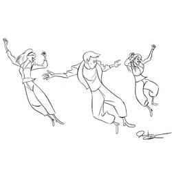 Coloring page: Dancer (Jobs) #92156 - Free Printable Coloring Pages