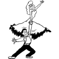 Coloring page: Dancer (Jobs) #92174 - Free Printable Coloring Pages