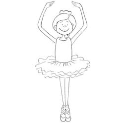 Coloring page: Dancer (Jobs) #92183 - Free Printable Coloring Pages