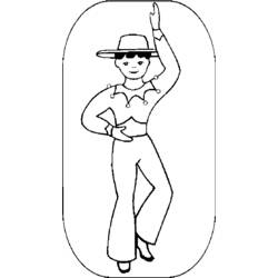 Coloring page: Dancer (Jobs) #92186 - Free Printable Coloring Pages