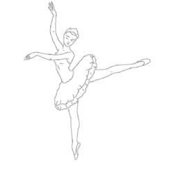 Coloring page: Dancer (Jobs) #92205 - Free Printable Coloring Pages
