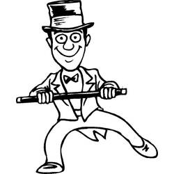 Coloring page: Dancer (Jobs) #92213 - Free Printable Coloring Pages