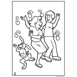 Coloring page: Dancer (Jobs) #92345 - Free Printable Coloring Pages