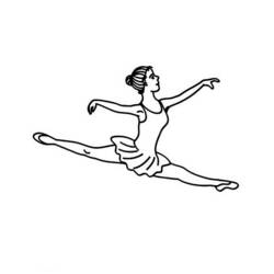 Coloring page: Dancer (Jobs) #92372 - Free Printable Coloring Pages