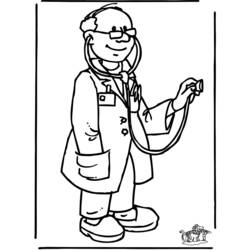 Coloring page: Doctor (Jobs) #93508 - Free Printable Coloring Pages