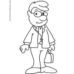 Coloring pages: Doctor - Free Printable Coloring Pages