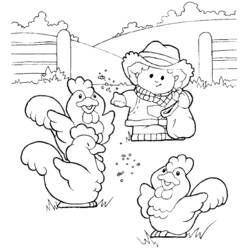Coloring page: Farmer (Jobs) #96152 - Free Printable Coloring Pages