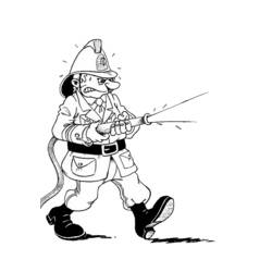 Coloring page: Firefighter (Jobs) #105541 - Free Printable Coloring Pages