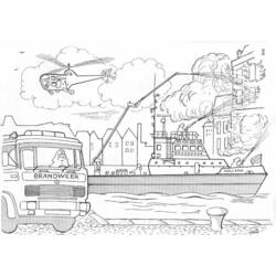 Coloring page: Firefighter (Jobs) #105624 - Free Printable Coloring Pages
