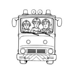 Coloring page: Firefighter (Jobs) #105629 - Free Printable Coloring Pages