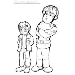 Coloring page: Firefighter (Jobs) #105663 - Free Printable Coloring Pages