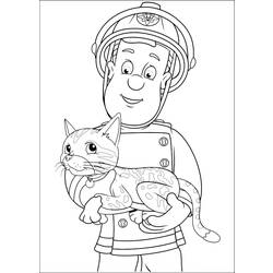 Coloring page: Firefighter (Jobs) #105729 - Free Printable Coloring Pages