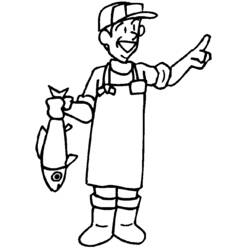Coloring page: Fisherman (Jobs) #103952 - Free Printable Coloring Pages
