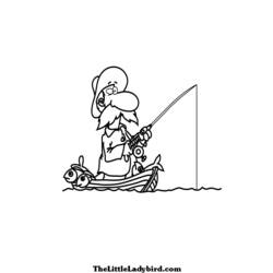 Coloring page: Fisherman (Jobs) #103983 - Free Printable Coloring Pages