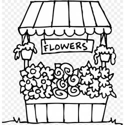 Coloring page: Florist (Jobs) #170348 - Free Printable Coloring Pages
