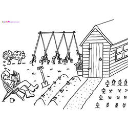 Coloring page: Gardener (Jobs) #98645 - Free Printable Coloring Pages