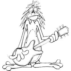 Coloring page: Guitarist (Jobs) #98092 - Free Printable Coloring Pages