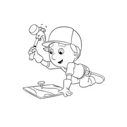 Coloring page: Handyman (Jobs) #90208 - Free Printable Coloring Pages