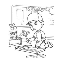 Coloring page: Handyman (Jobs) #90223 - Free Printable Coloring Pages