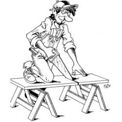 Coloring page: Handyman (Jobs) #90225 - Free Printable Coloring Pages