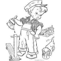 Coloring page: Handyman (Jobs) #90365 - Free Printable Coloring Pages