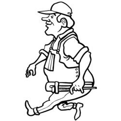 Coloring page: Handyman (Jobs) #90506 - Free Printable Coloring Pages