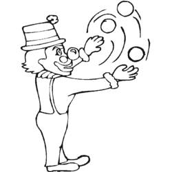 Coloring page: Juggler (Jobs) #99231 - Free Printable Coloring Pages