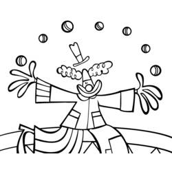 Coloring page: Juggler (Jobs) #99236 - Free Printable Coloring Pages